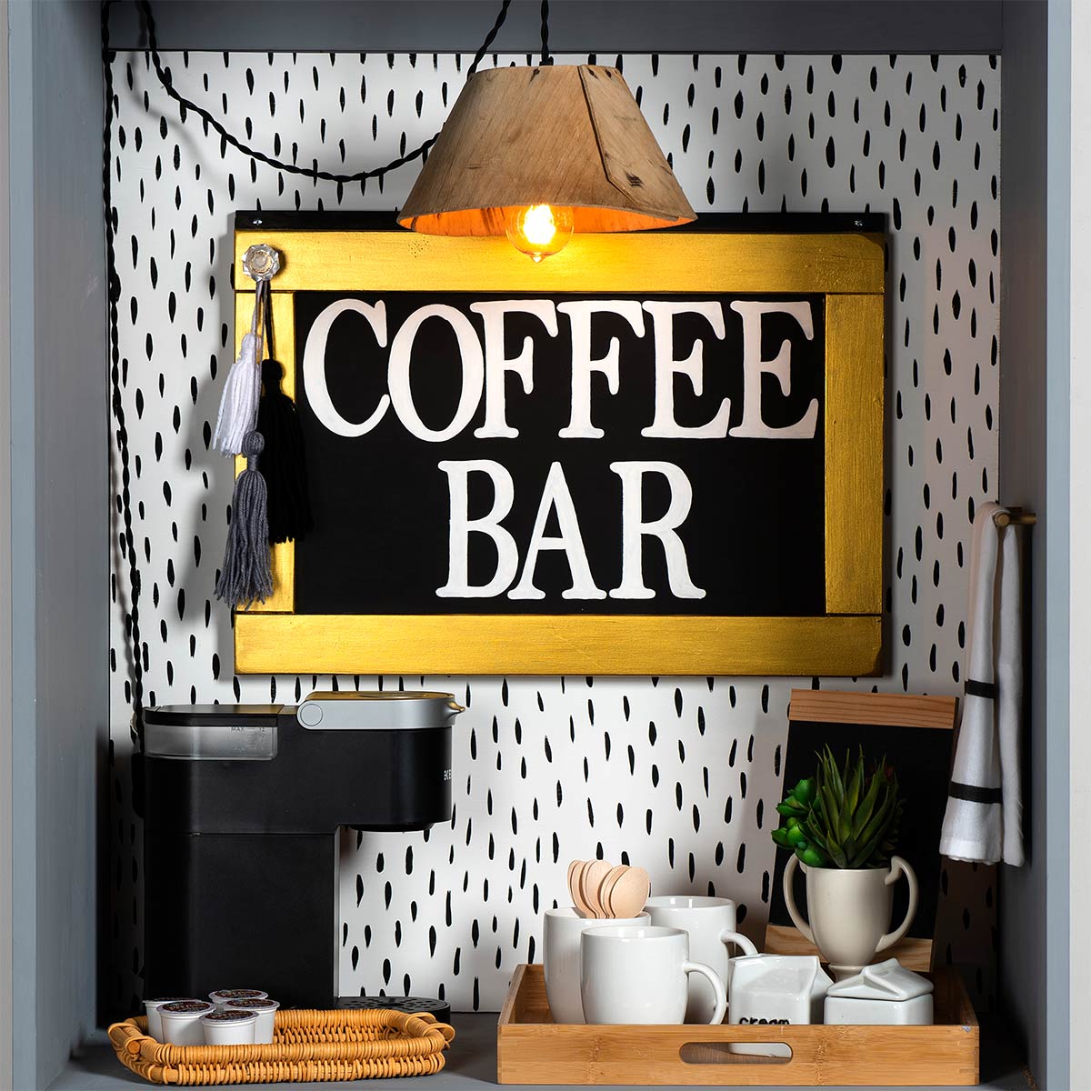 Upcycled Coffee Bar
