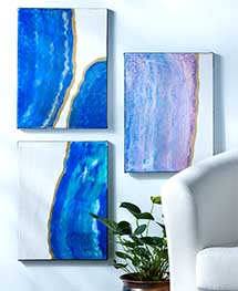 Acrylic Geode Canvas for Home Decor