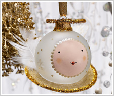 Angel Glass Ornament