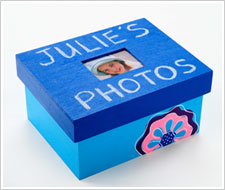 Blue Photo Box