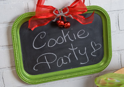 Christmas Cookie Swap Party - Chalkboard