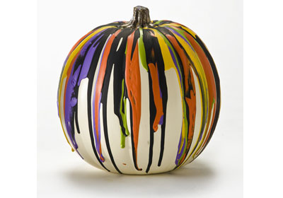 Color Drip Pumpkin with FolkArt Acrylics