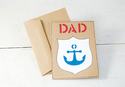 Dad’s Anchor Card for Father’s Day