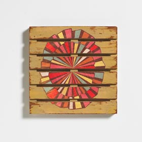 Decorated Wooden Pallet Coasters