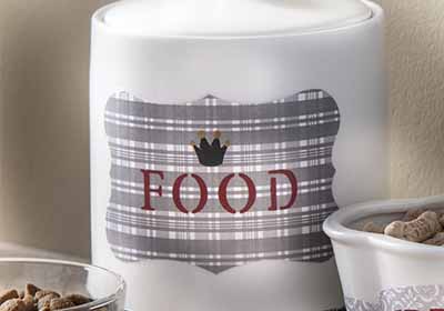 DIY Customized Pet Food Containers