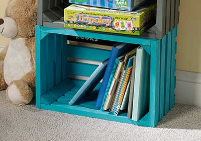 DIY Storage Crates for Playroom