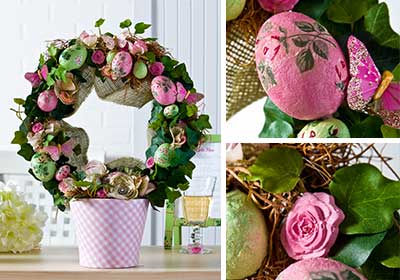 Easter Egg Topiary Centerpiece