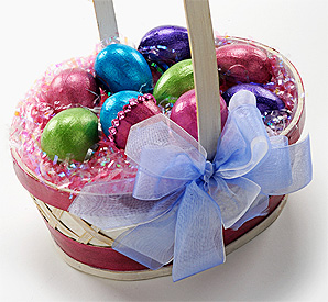 Extreme Glitter Eggs and Basket