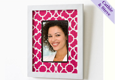 Fabric Covered Photo Mat