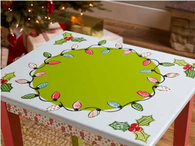 Festive Holiday Kid's Table