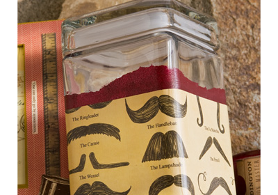 Gifts for Guys - Candy and Nut Moustache Canister