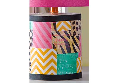 Girly Patchwork Lamp