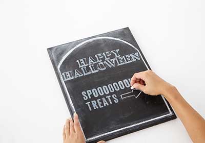 Halloween Tombstone Treat Sign