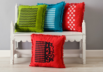 Handmade Charlotte Graphic Patterned Pillows