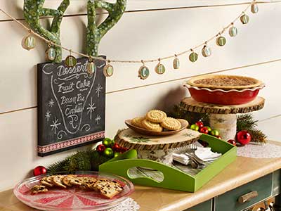 Holiday Dessert Tablescape