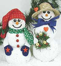 Holiday Snow Couple