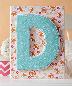 Letter Wall Art for a Baby Nursery