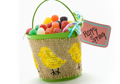 Little Chicks Pail for Easter Treats