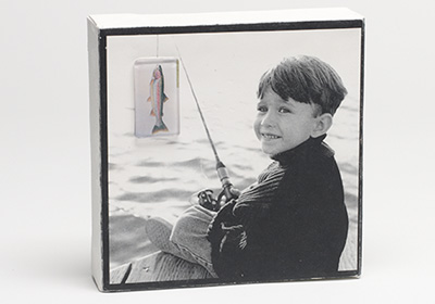 Little Fisherman Photo Transfer Canvas