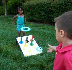 Olympic Crafts for Kids - Ring Toss