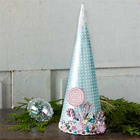 Paper Cone Christmas Tree