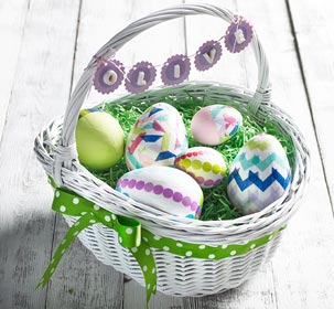 Personalized Easter Basket Banner