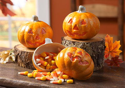 Pumpkin Treat Containers with Apple Barrel Paints