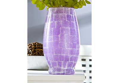 Radiant Orchid Rice Paper Vase