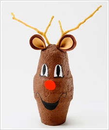 Reindeer with Brown Texture Paint