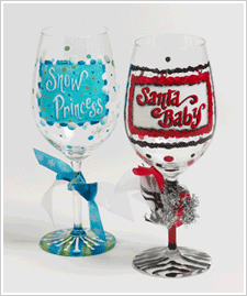 Santa Baby Party Glass