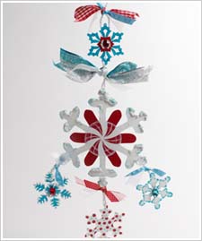 Snowflake Door Hanging or Mobile