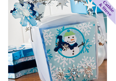 Snowflake “To-Go Box” Gift Box