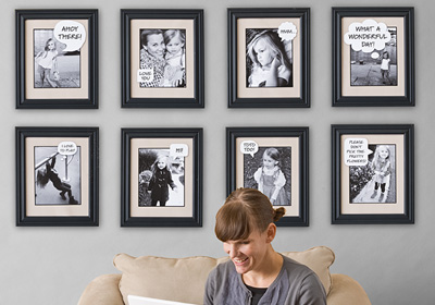 Speech And Thought Bubble Picture Frames