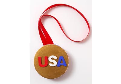 Kid's Olympic Gold Medal DIY Idea