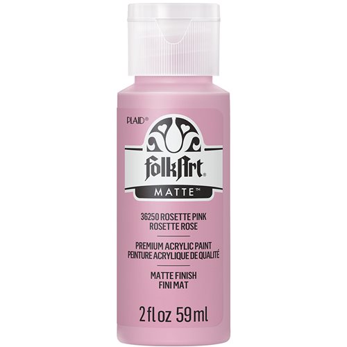 FolkArt ® Acrylic Colors - Rosette Pink, 2 oz. - 36250